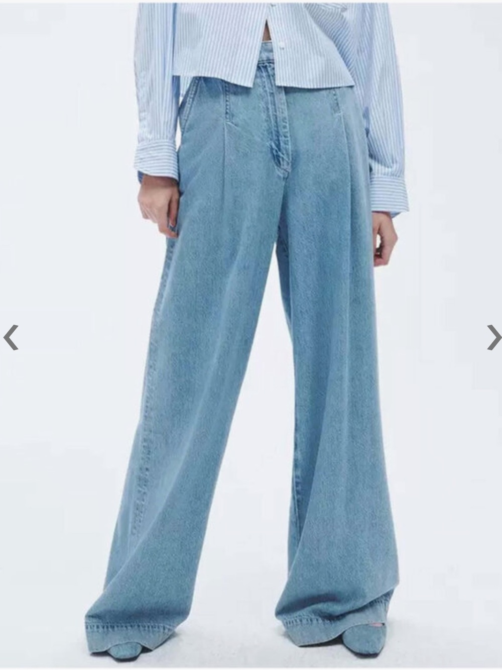 RAG & BONE Billie Featherweight Abigail Pleated Trouser JEANS